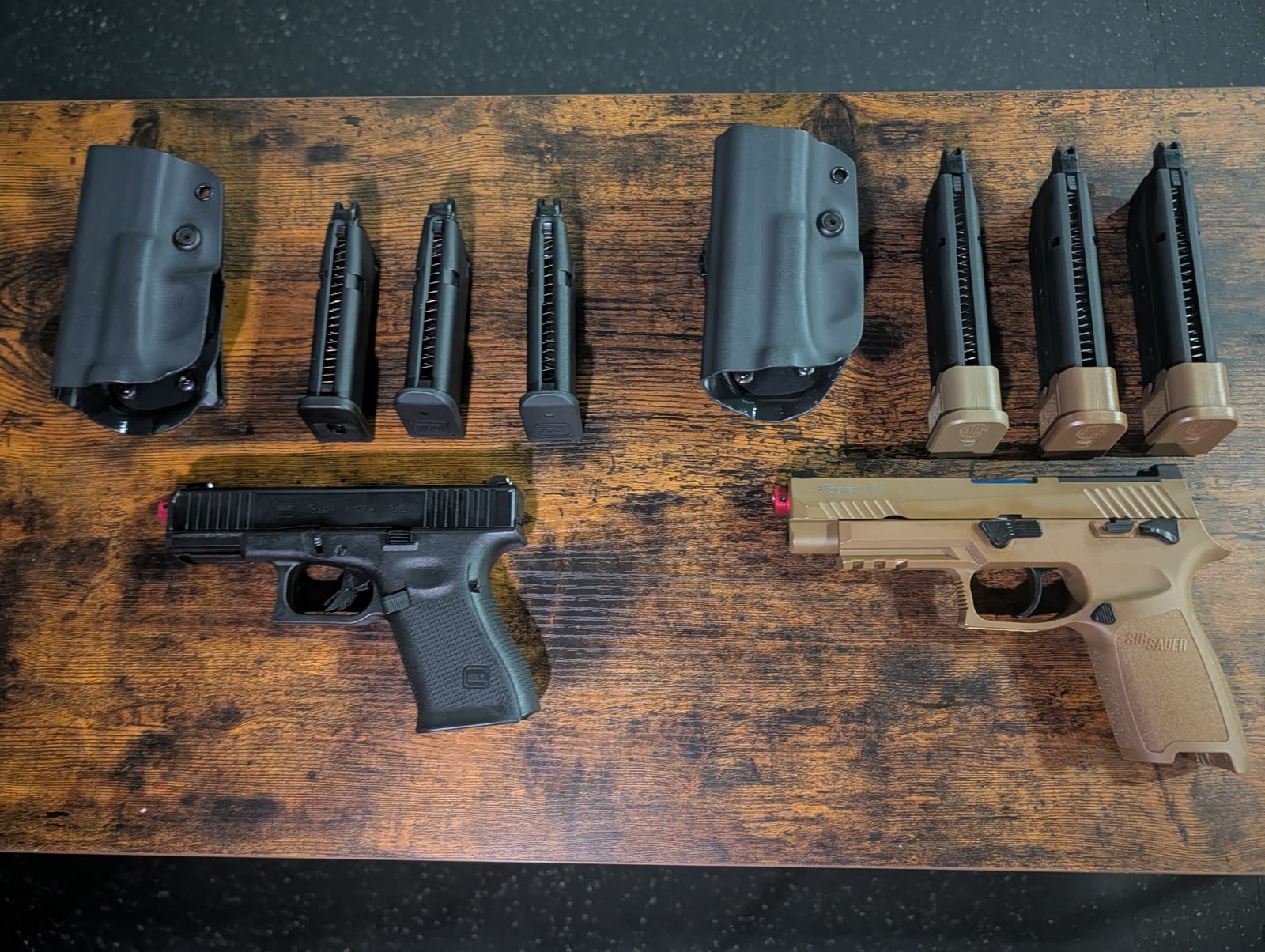 All included training equipment