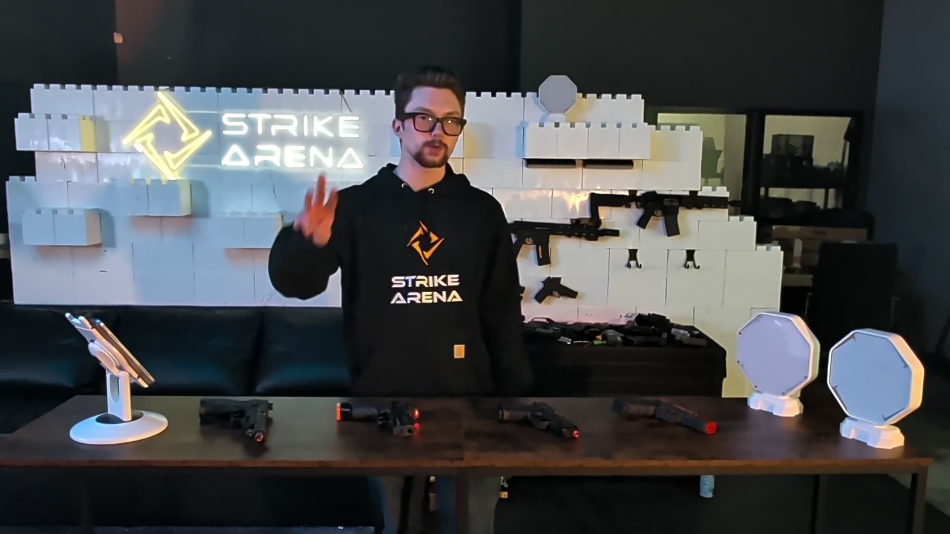 Strike Arena dry fire gun guide