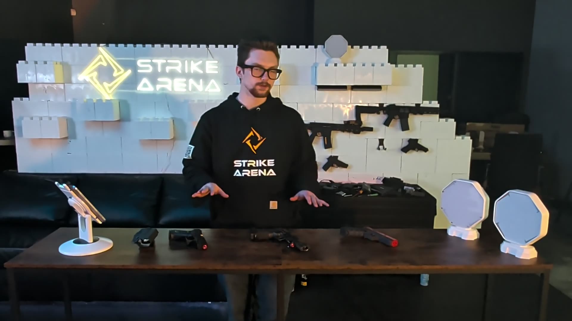 Training gun with Spider Kit laser